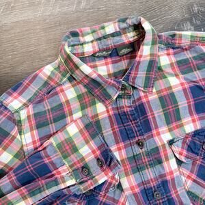 Eddie Bauer Womens Plaid Long Sleeve Flannel Size M